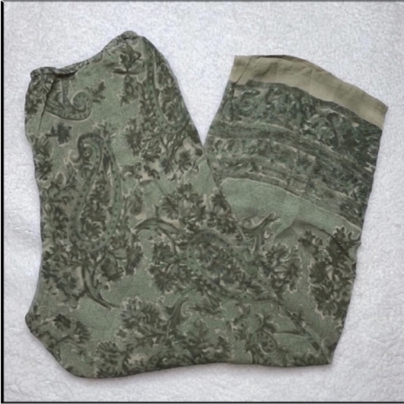 Victoria’s Secret green sheer Lounge Pants Size M loose comfy - Picture 9 of 9